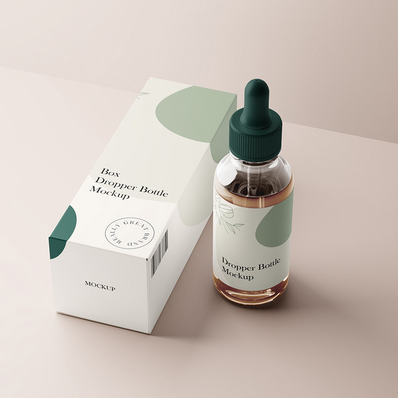 FSC-certified paper skincare packaging | Small business branding boxes with soy ink printing