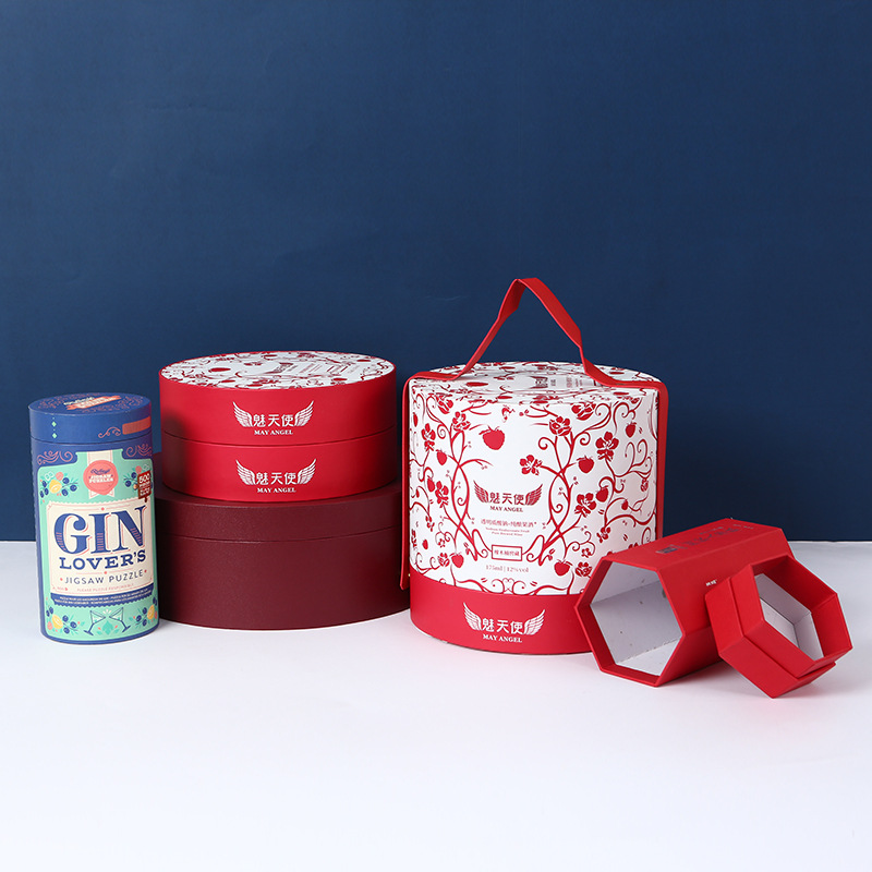 Printed paper tube packaging example
