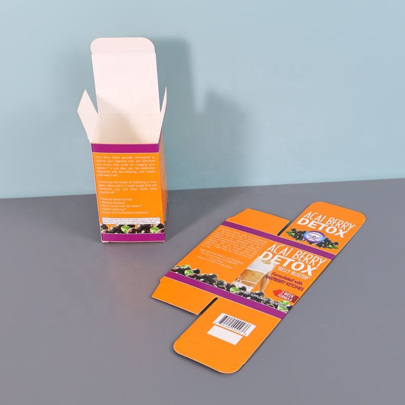 Foldable paperboard box with matte lamination finish