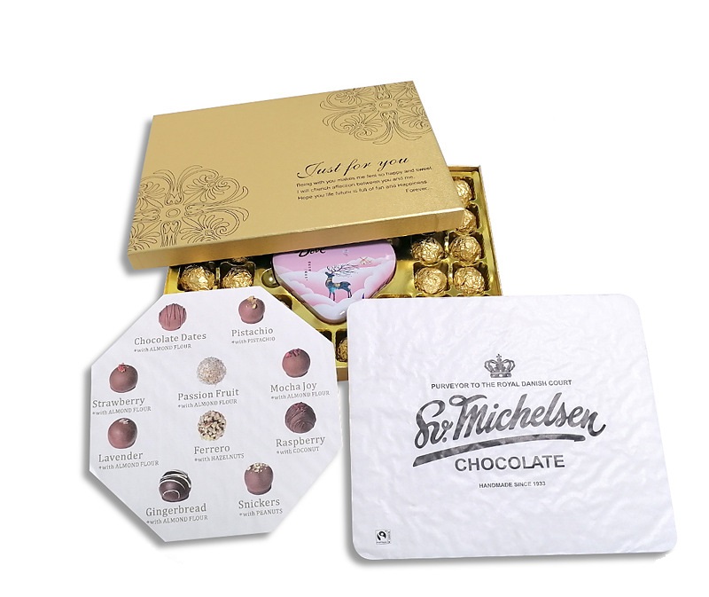 Food-safe paper chocolate boxes | Compostable foil alternative for artisanal confectioners