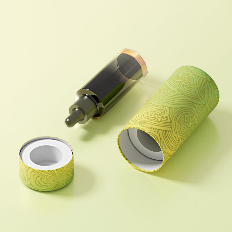 cylinder paper box round box paper tube for essential oil