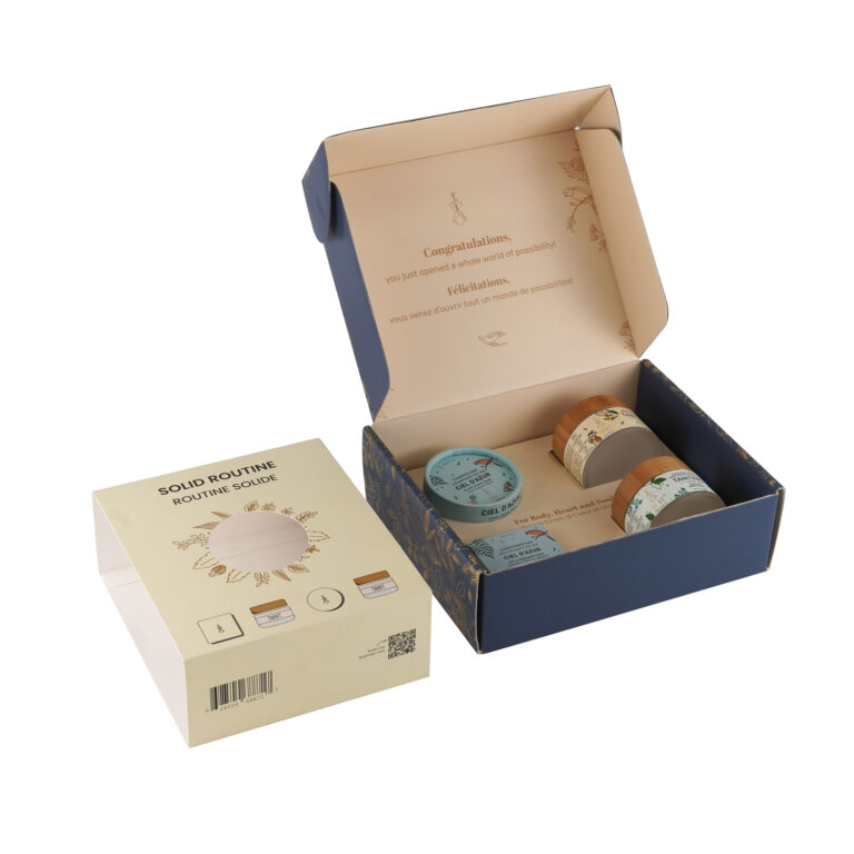 skincare products packaging box for shipping