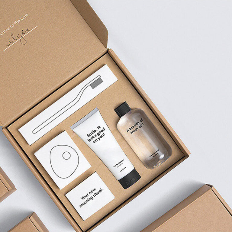 skincare products packaging box mailing box