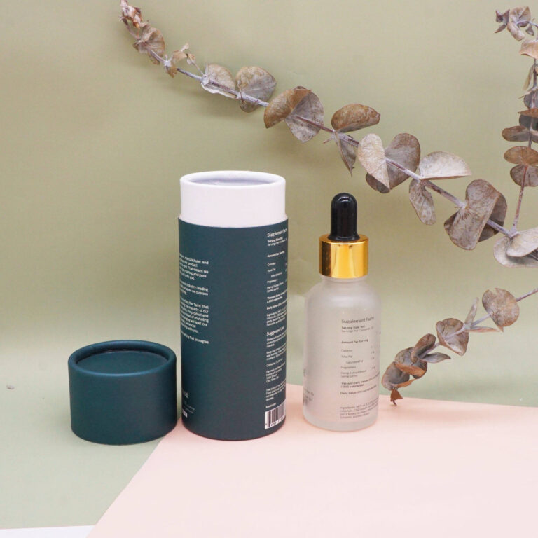 cylinder paper box round box paper tube for essential oil