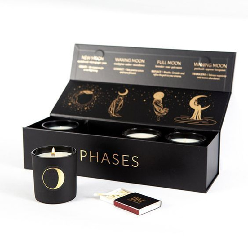 Custom Candle Box with Magnetic Closure | Eco-Friendly Rigid Packaging for Luxury Candles