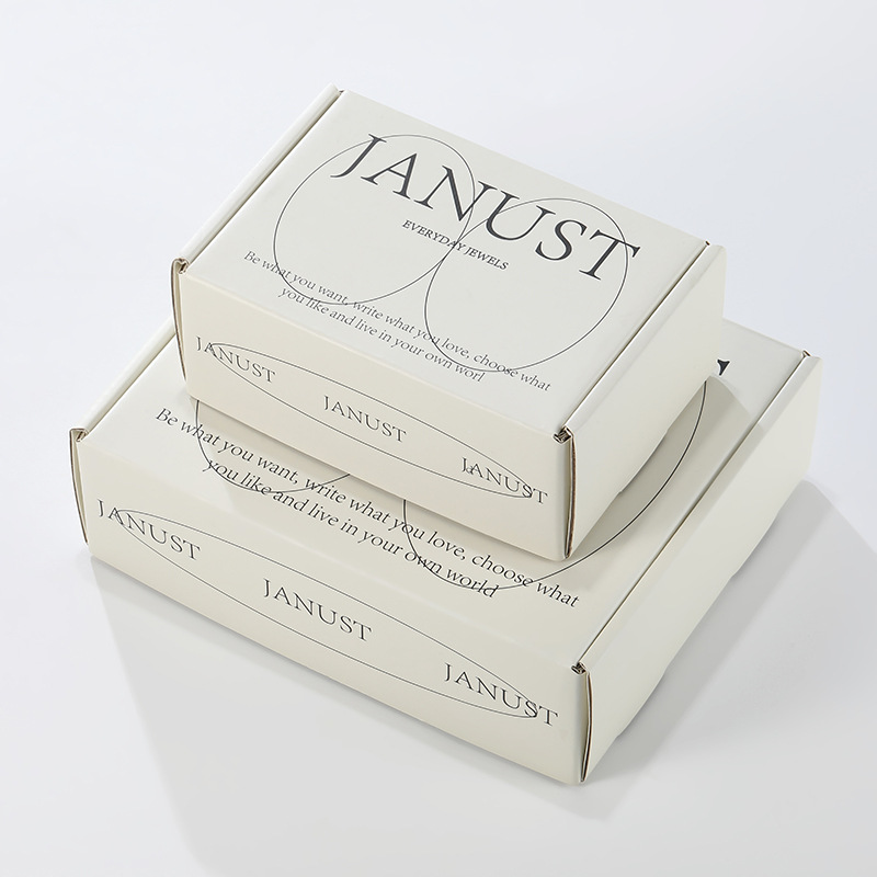 Custom folding small mailing box with logo for durable ecommerce packaging