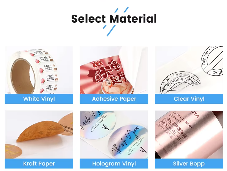 sticker labels materials