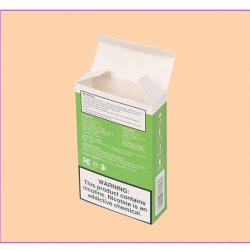 Collapsible cardstock packaging with top tuck closure