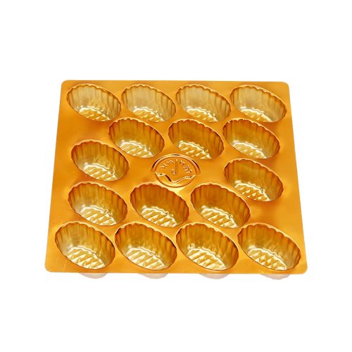 blister tray packaging gold chocolate blister tray​