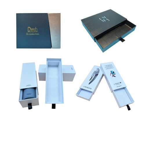 Customizable watch packaging box with velvet insert