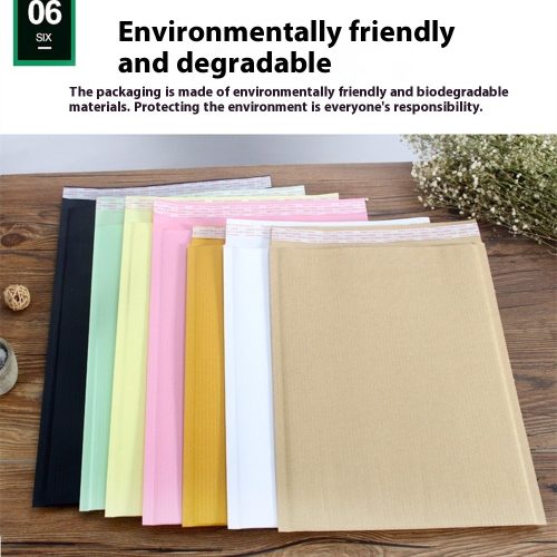 66-kraft corrugated mailing bag(16)-2 Custom corrugated cardboard envelope featuring company branding