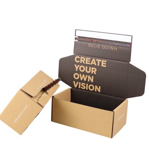 66-custom mailer box for shipping factory sale Roll end tuck top mailer box with lock in eco-friendly material