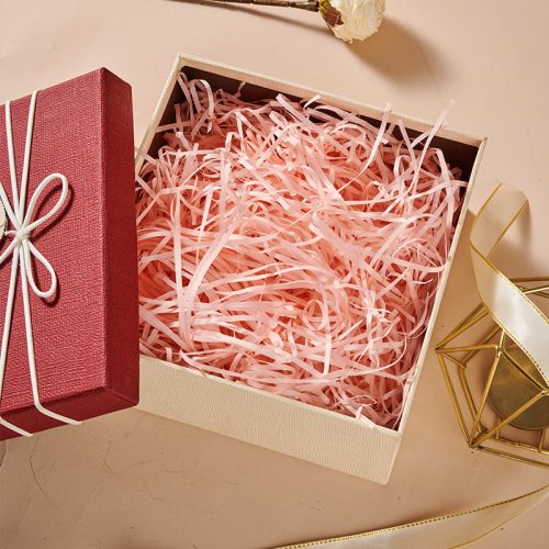 colorful shredded paper filler for gift boxes and packages