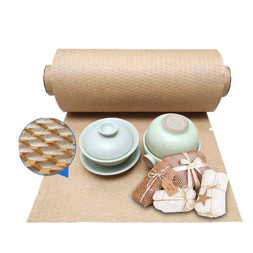 Honeycomb paper wrap for packaging